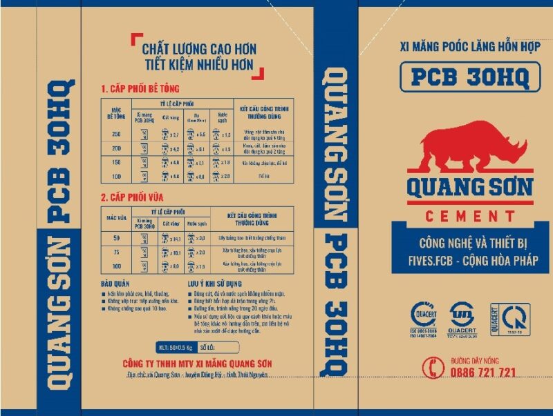 Xi măng bao PCB30